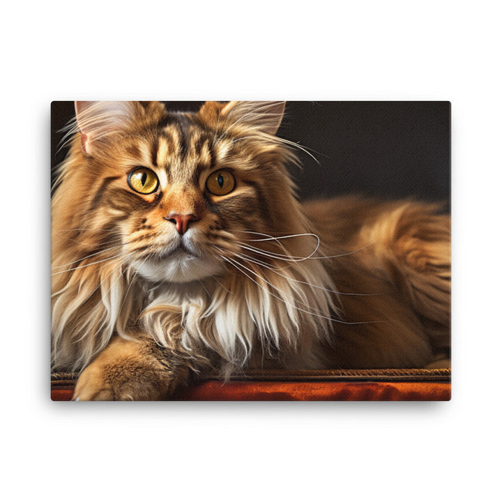Maine Coon Canvas - PosterfyAI.com