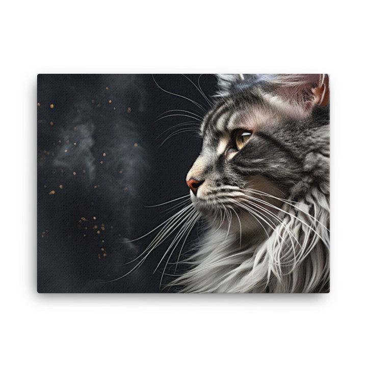 Maine Coon Canvas - PosterfyAI.com