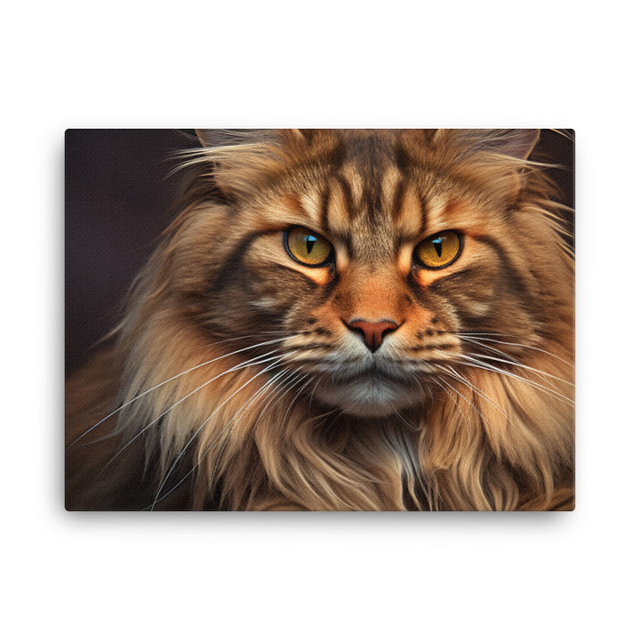 Maine Coon Canvas - PosterfyAI.com