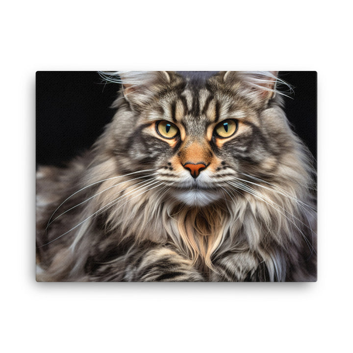 Maine Coon Canvas - PosterfyAI.com