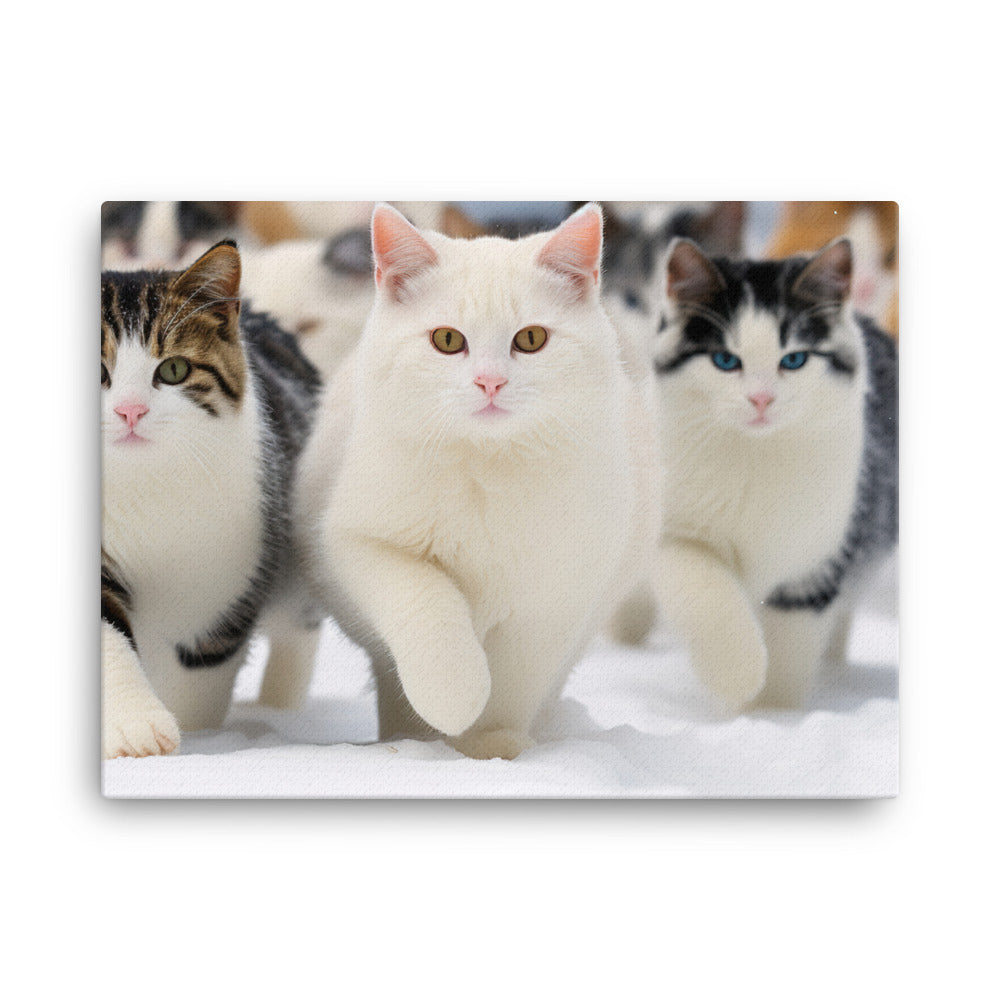 Japanese Bobtail Canvas - PosterfyAI.com