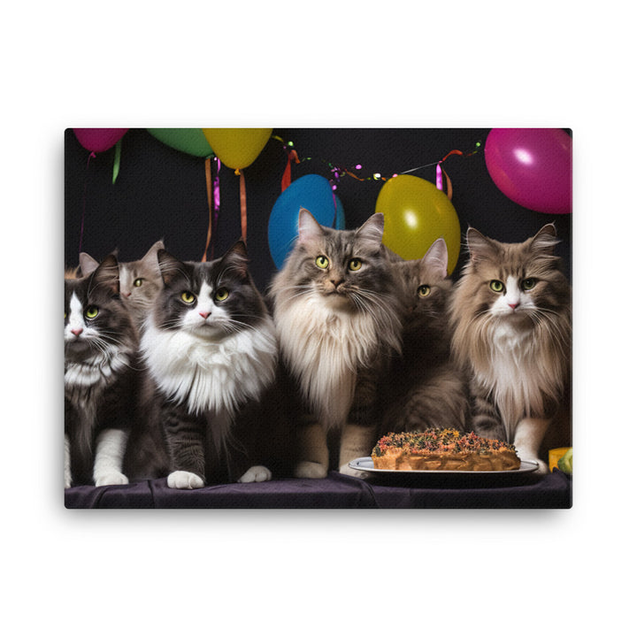 Norwegian Forest Canvas - PosterfyAI.com