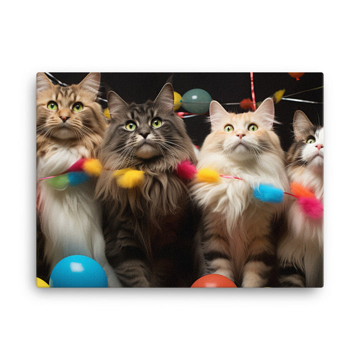 Norwegian Forest Canvas - PosterfyAI.com