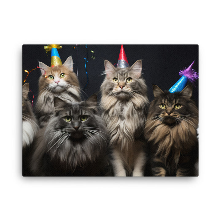Norwegian Forest Canvas - PosterfyAI.com