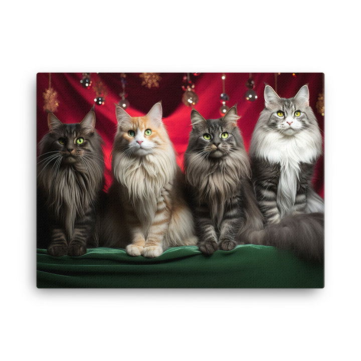 Norwegian Forest Canvas - PosterfyAI.com