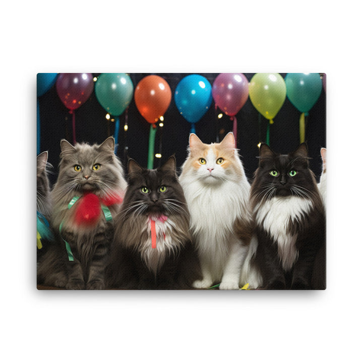 Norwegian Forest Canvas - PosterfyAI.com