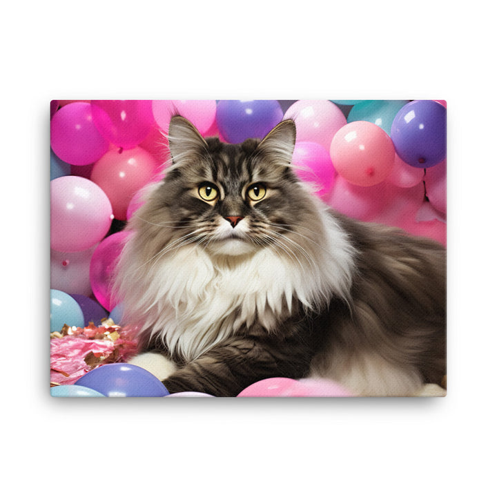 Norwegian Forest Canvas - PosterfyAI.com