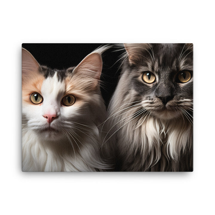 Norwegian Forest Canvas - PosterfyAI.com