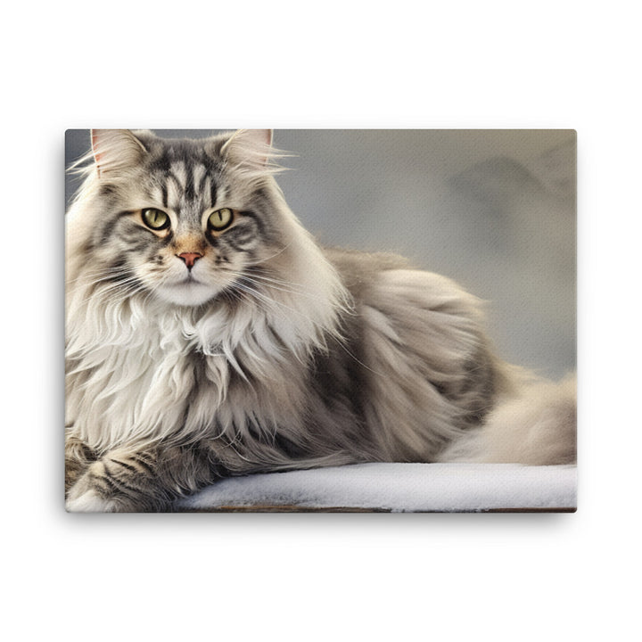 Norwegian Forest Canvas - PosterfyAI.com