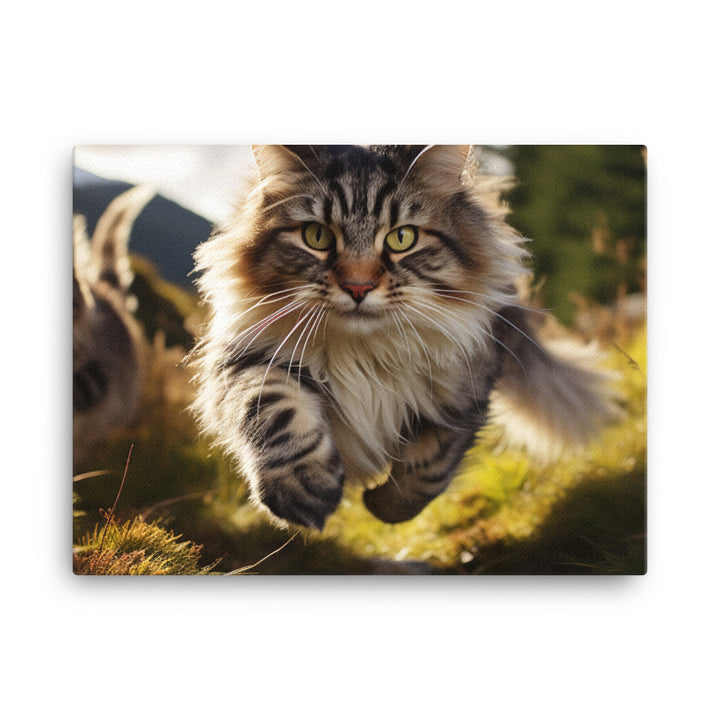Norwegian Forest Canvas - PosterfyAI.com
