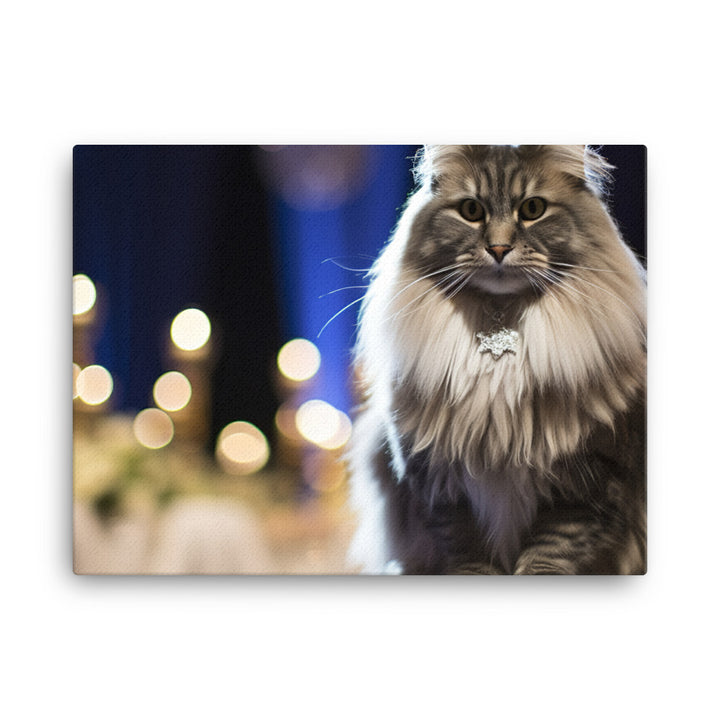 Norwegian Forest Canvas - PosterfyAI.com