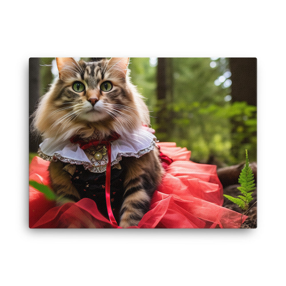 Norwegian Forest Canvas - PosterfyAI.com