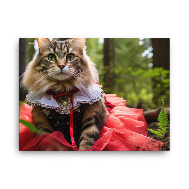 Norwegian Forest Canvas - PosterfyAI.com