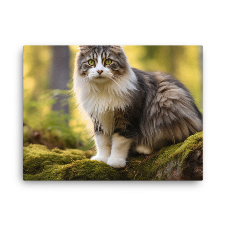 Norwegian Forest Canvas - PosterfyAI.com