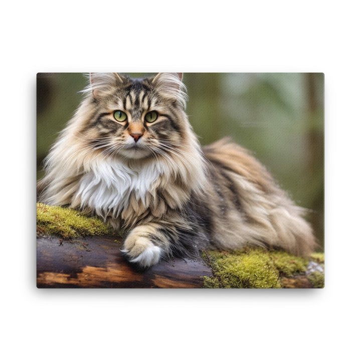 Norwegian Forest Canvas - PosterfyAI.com