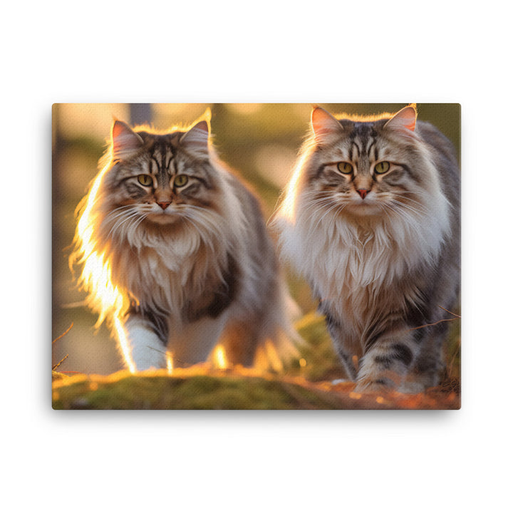 Norwegian Forest Canvas - PosterfyAI.com