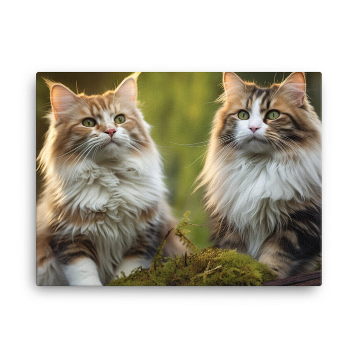 Norwegian Forest Canvas - PosterfyAI.com