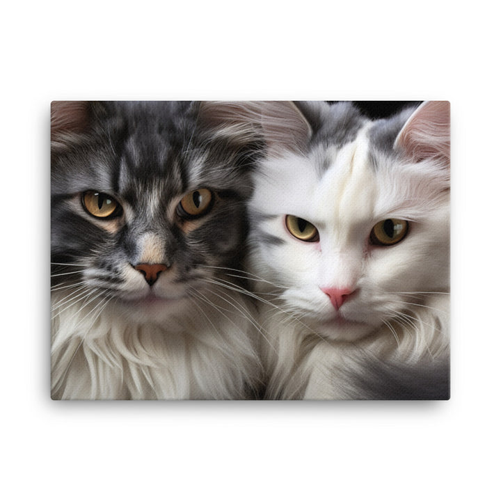 Norwegian Forest Canvas - PosterfyAI.com