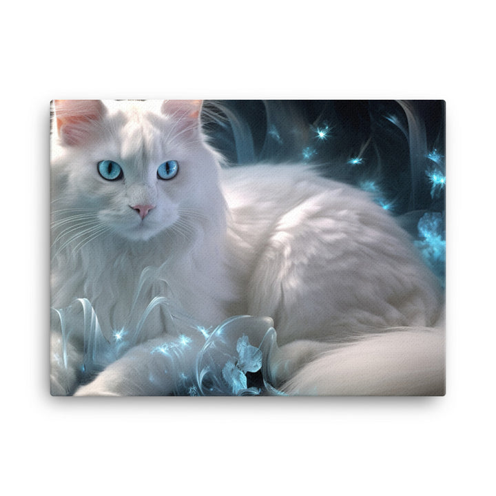 Turkish Angora Canvas - PosterfyAI.com