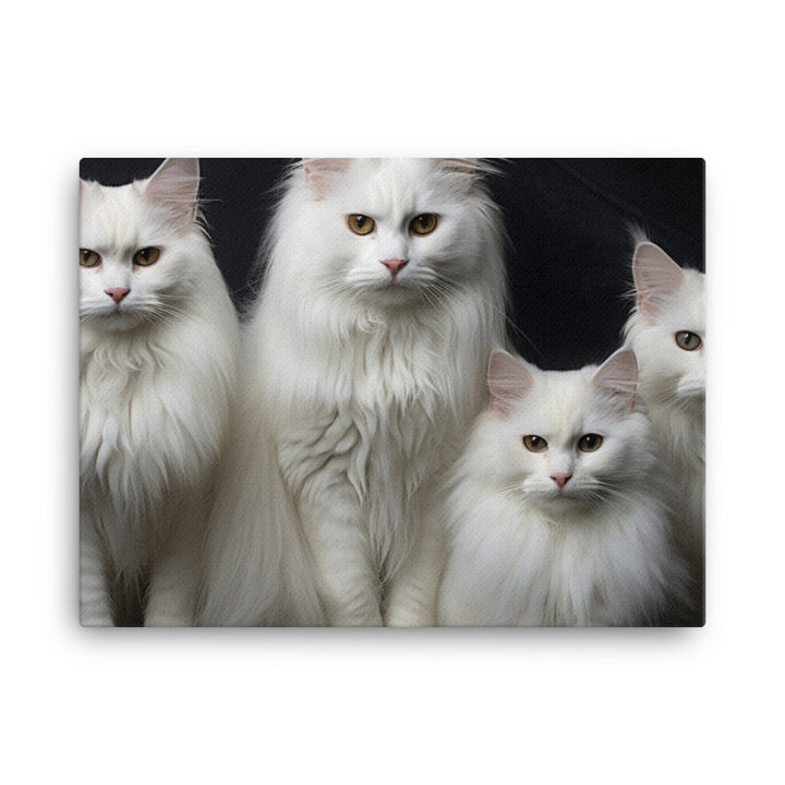 Turkish Angora Canvas - PosterfyAI.com