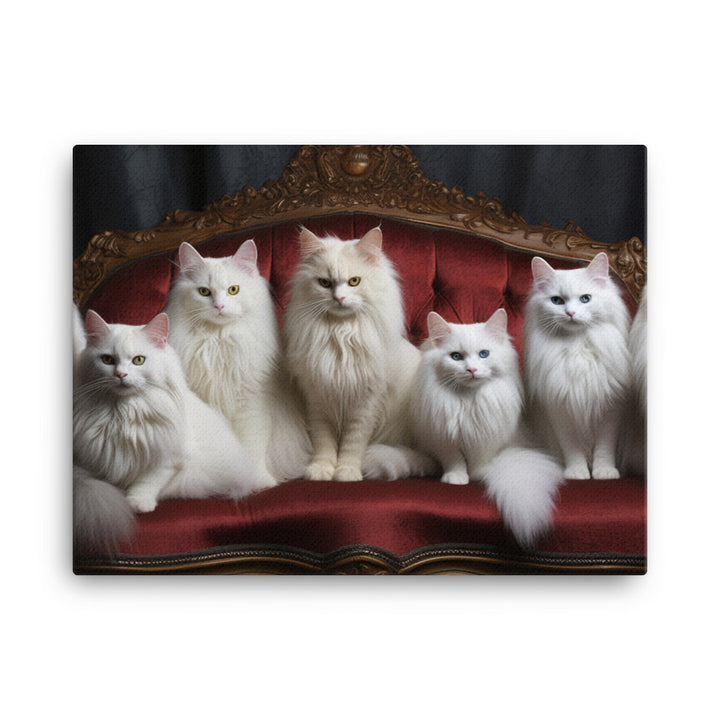 Turkish Angora Canvas - PosterfyAI.com