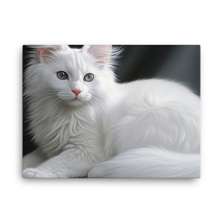 Turkish Angora Canvas - PosterfyAI.com