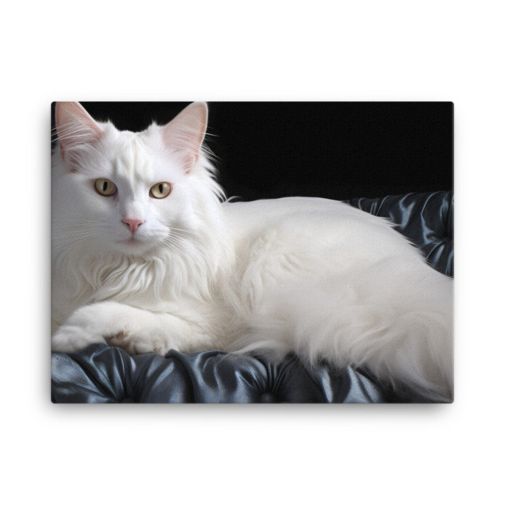 Turkish Angora Canvas - PosterfyAI.com
