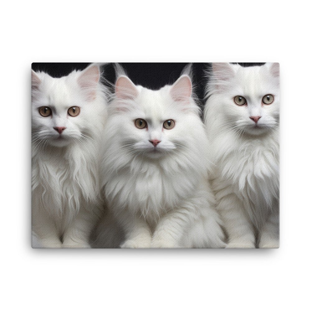Turkish Angora Canvas - PosterfyAI.com