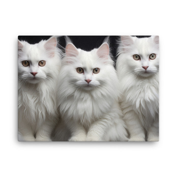 Turkish Angora Canvas - PosterfyAI.com