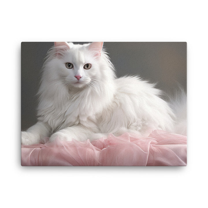 Turkish Angora Canvas - PosterfyAI.com