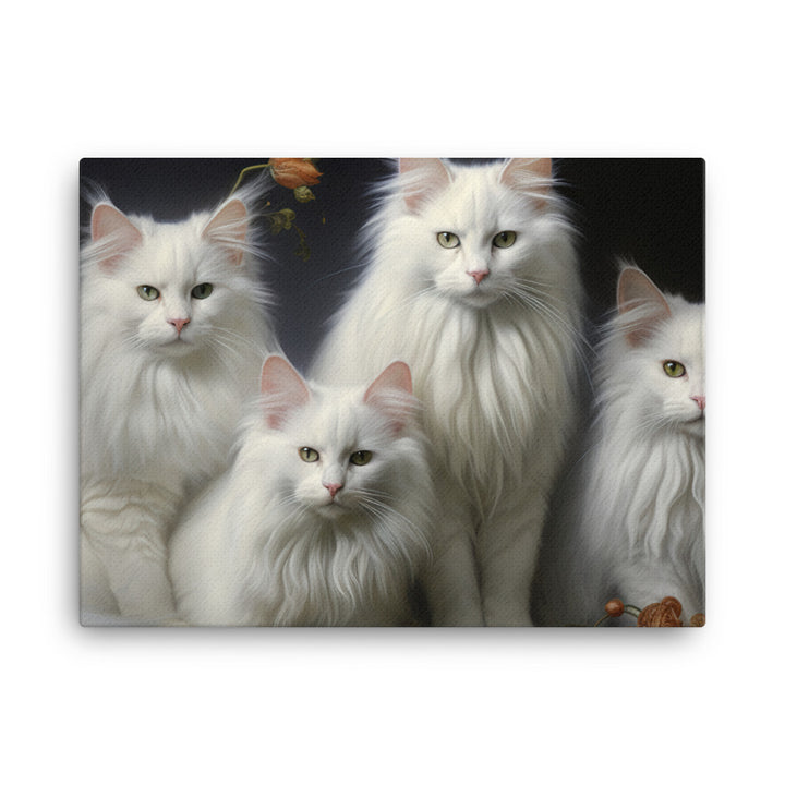 Turkish Angora Canvas - PosterfyAI.com