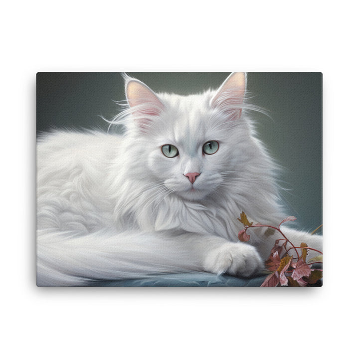 Turkish Angora Canvas - PosterfyAI.com