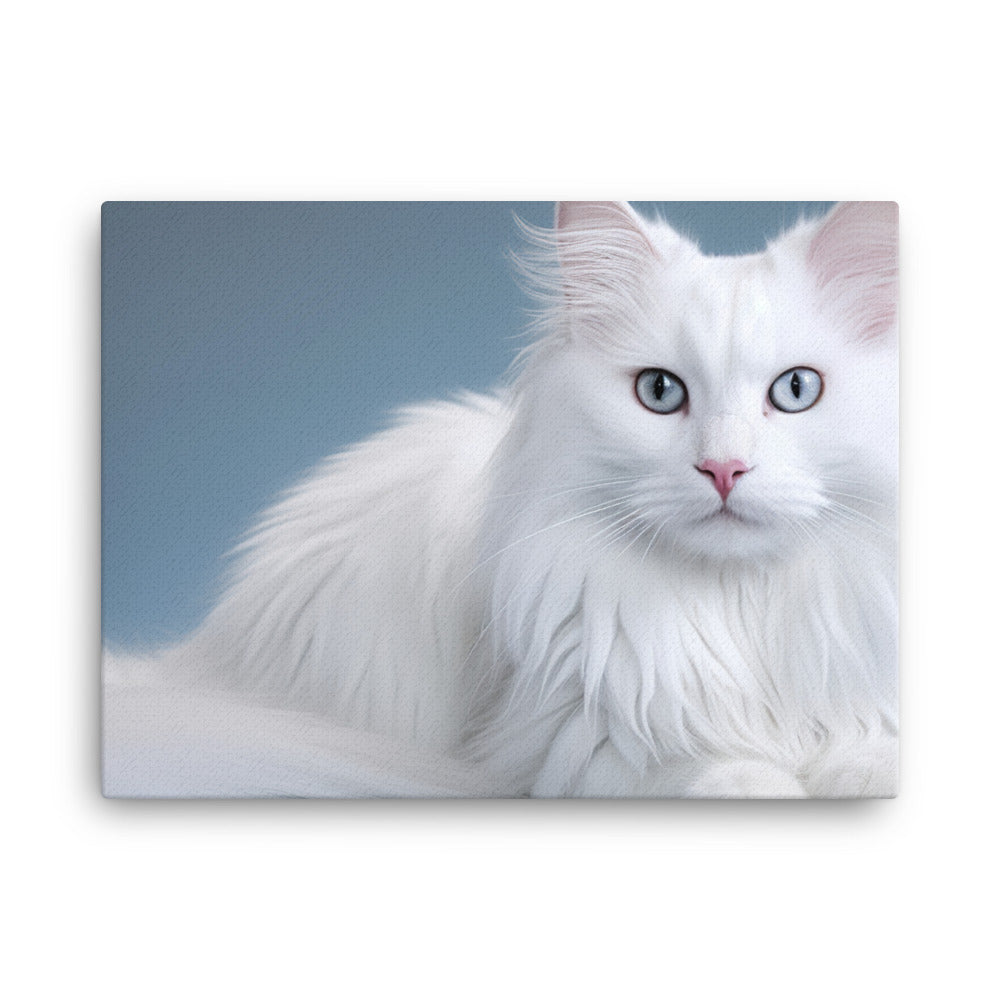 Turkish Angora Canvas - PosterfyAI.com