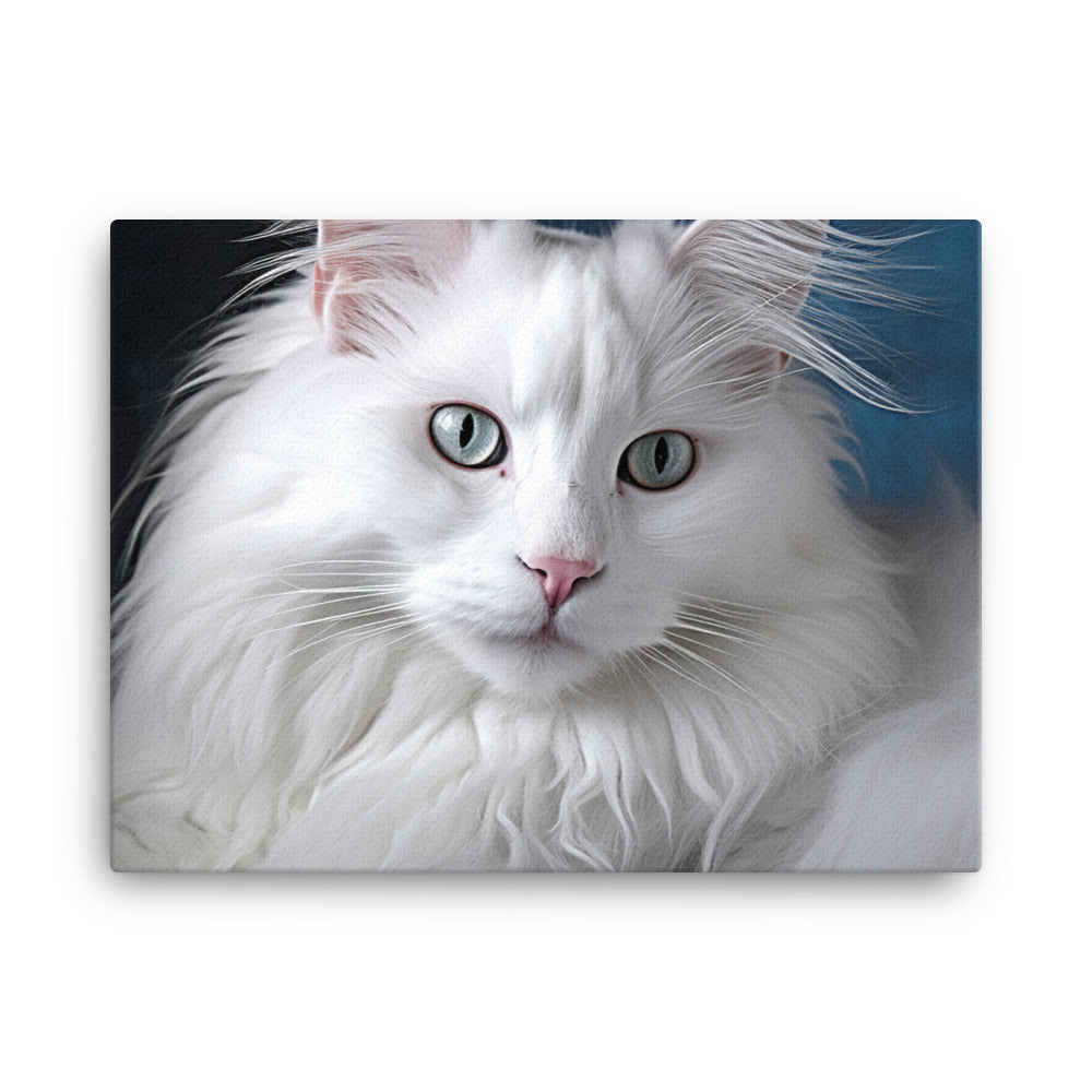 Turkish Angora Canvas - PosterfyAI.com