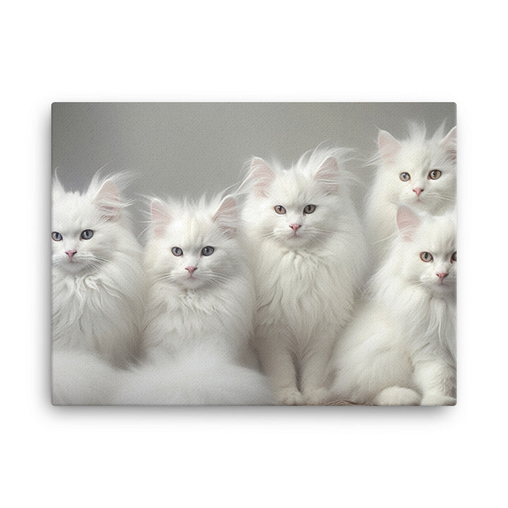 Turkish Angora Canvas - PosterfyAI.com