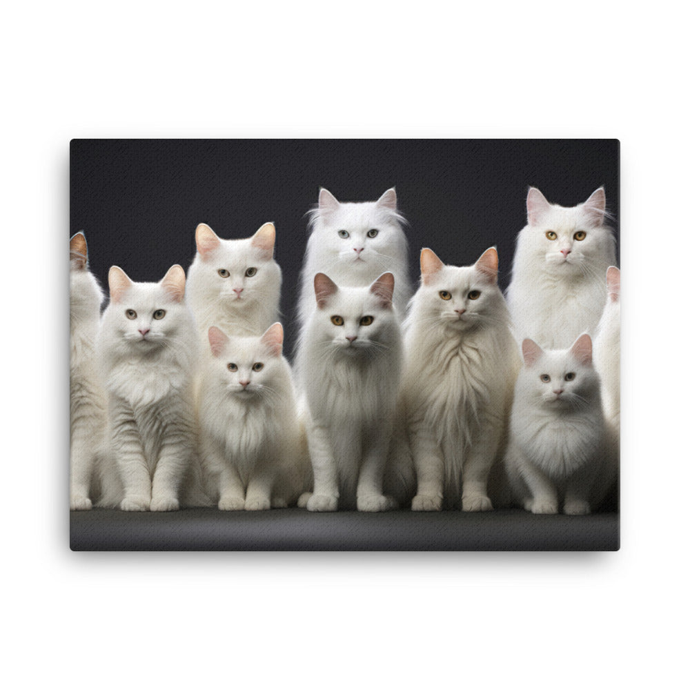 Turkish Angora Canvas - PosterfyAI.com