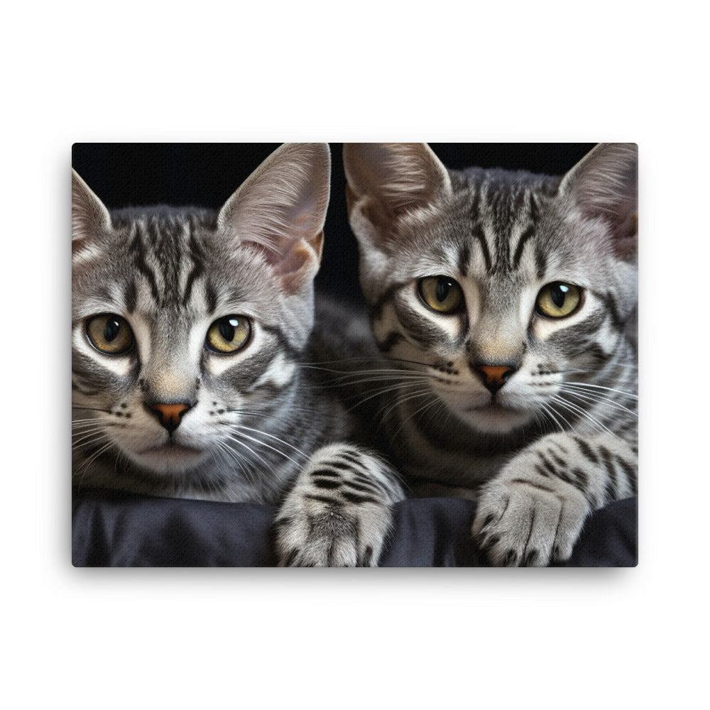 Egyptian Mau Canvas - PosterfyAI.com