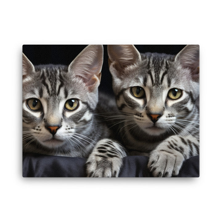 Egyptian Mau Canvas - PosterfyAI.com