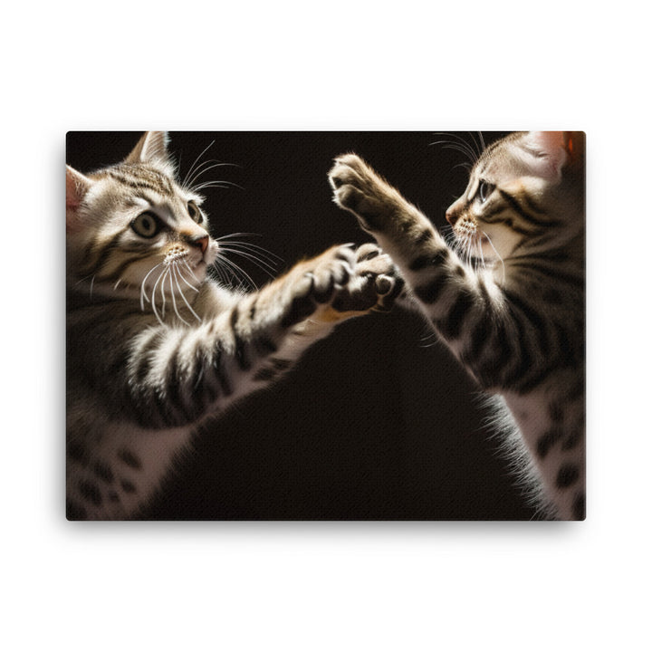 Egyptian Mau Canvas - PosterfyAI.com
