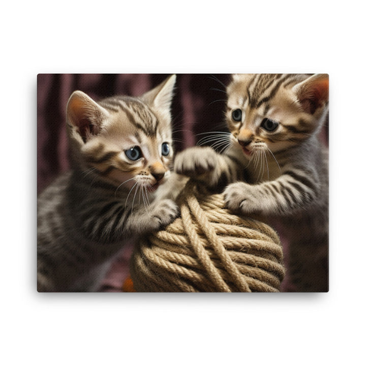 Egyptian Mau Canvas - PosterfyAI.com