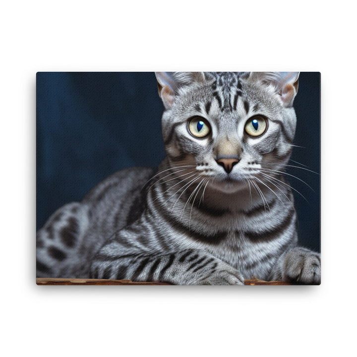 Egyptian Mau Canvas - PosterfyAI.com