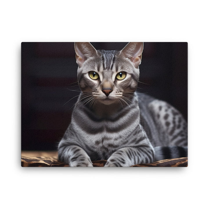 Egyptian Mau Canvas - PosterfyAI.com