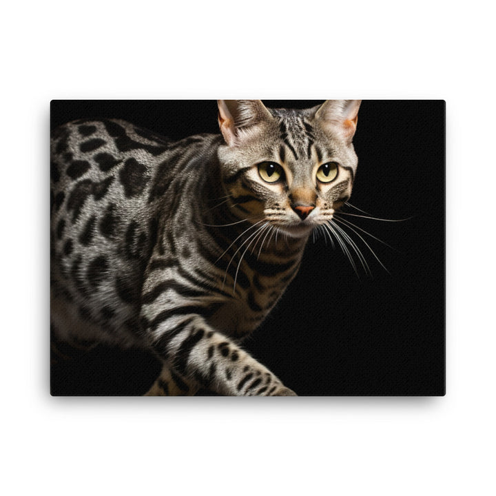 Egyptian Mau Canvas - PosterfyAI.com
