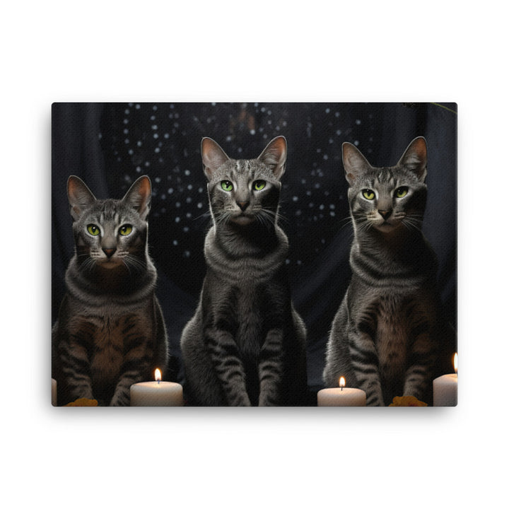 Egyptian Mau Canvas - PosterfyAI.com