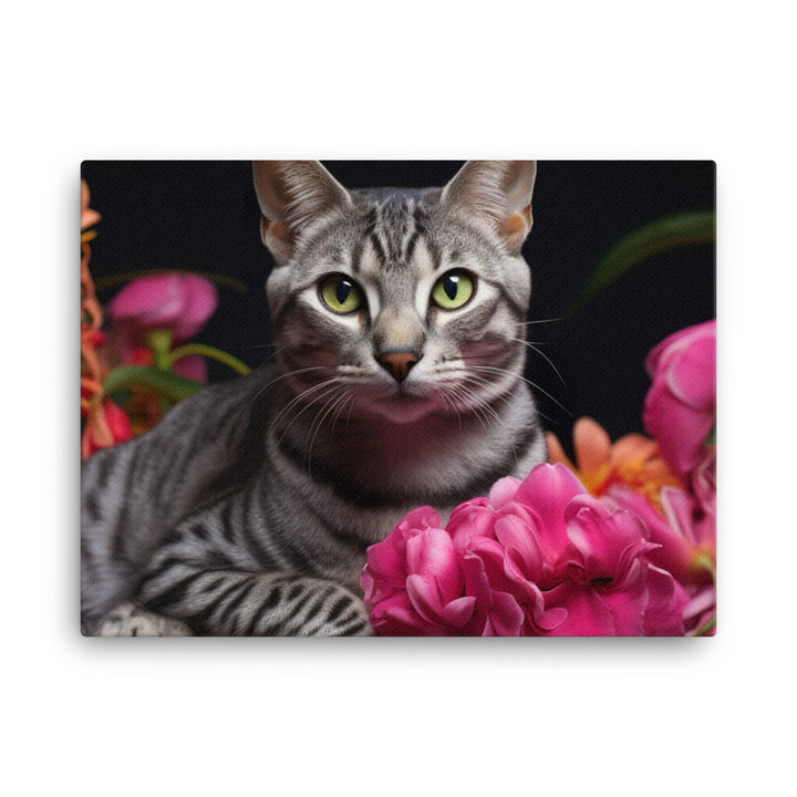 Egyptian Mau Canvas - PosterfyAI.com