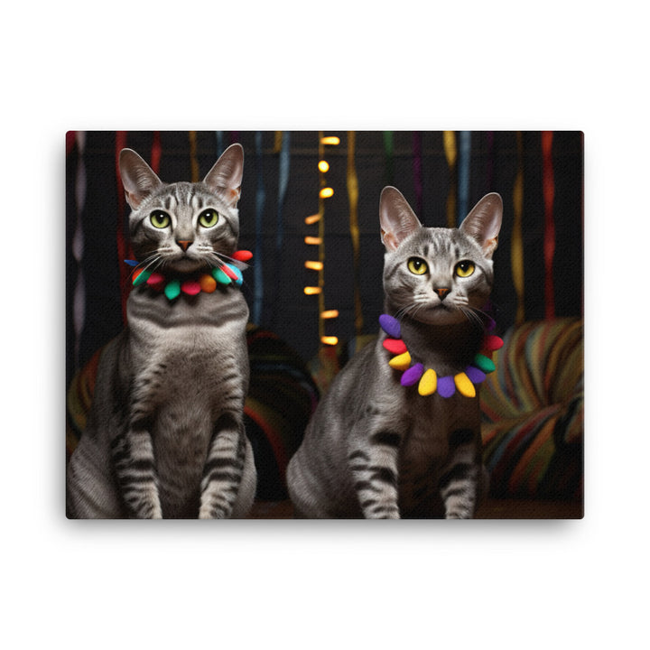 Egyptian Mau Canvas - PosterfyAI.com