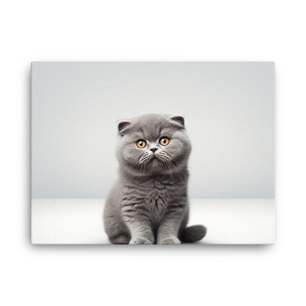 Scottish Fold Canvas - PosterfyAI.com