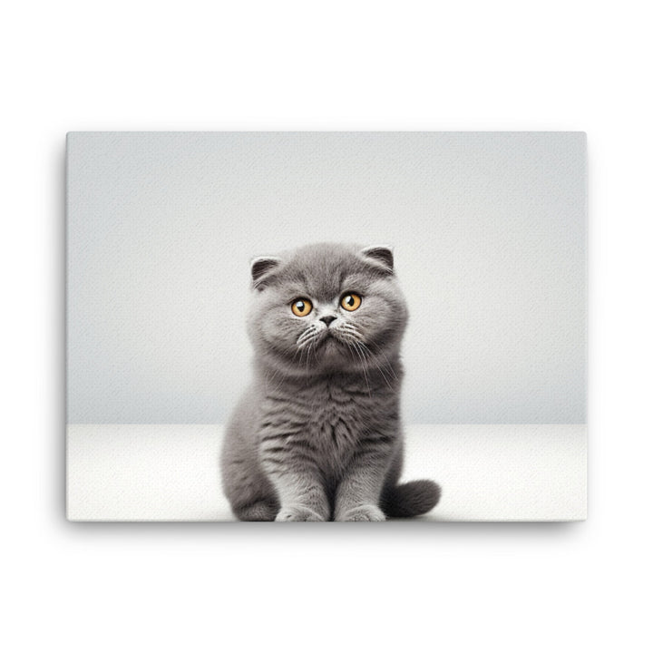 Scottish Fold Canvas - PosterfyAI.com