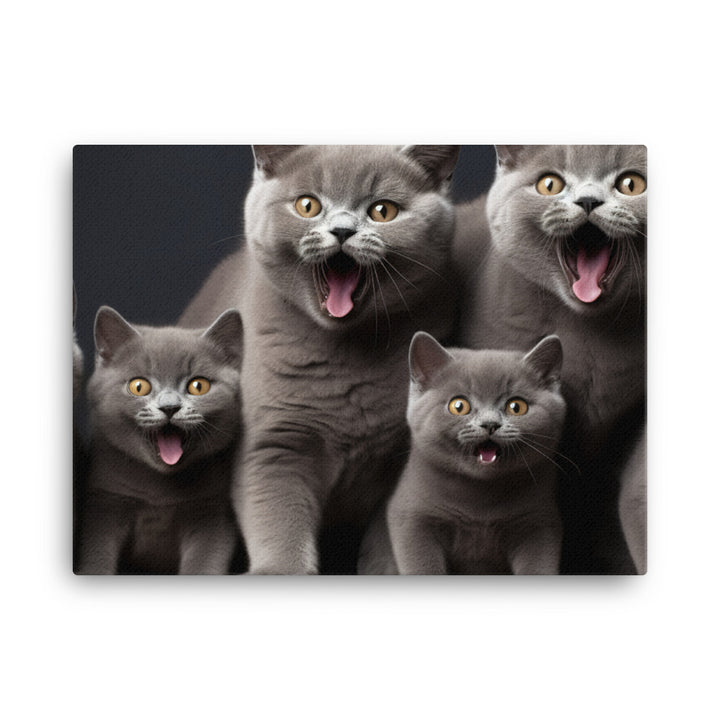 British Shorthair Canvas - PosterfyAI.com
