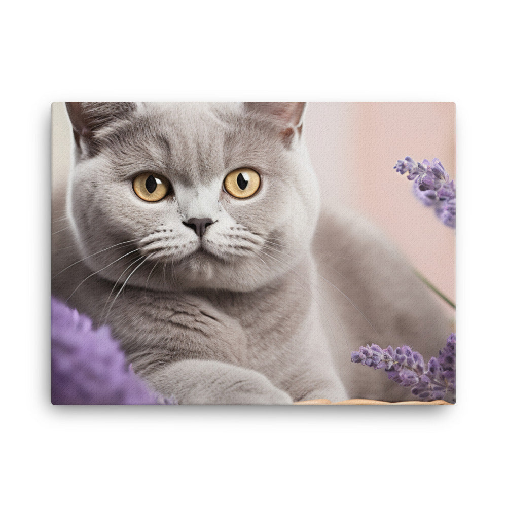 British Shorthair Canvas - PosterfyAI.com